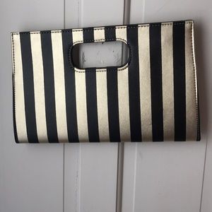 Gold and Black Clutch